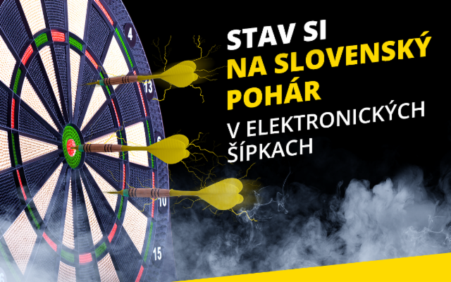 Stav si na slovenský pohár v elektronických šípkach!