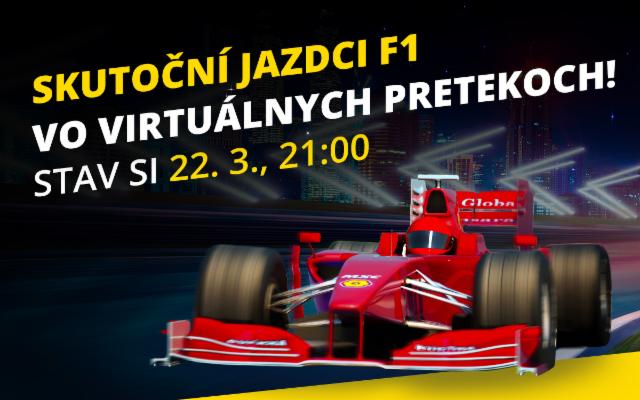 Stav si LIVE na virtuálne preteky F1!