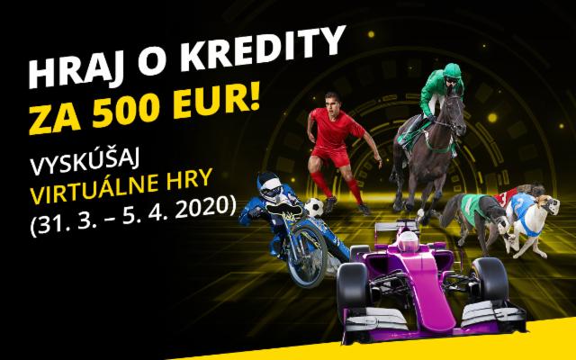 Vyskúšaj naše virtuálne hry a hraj o ceny v hodnote 500 EUR!