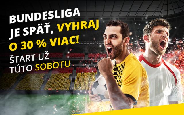 Bundesliga je späť! Stav si a uži si návrat svetového futbalu naplno!