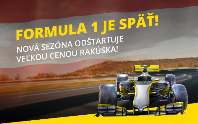 Nová sezóna Formuly 1 sa konečne začína! Stav si na VC Rakúska!