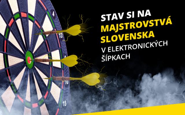 Stav si na Majstrovstvá Slovenska v elektronických šípkach!