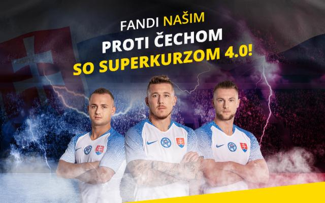 Fandi našim v zápase proti Čechom a vyhraj viac!