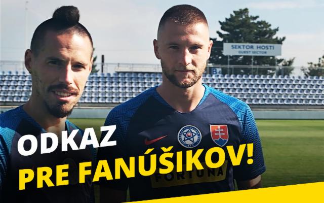 Chlapci vás pozdravujú pred zápasom s Írskom!