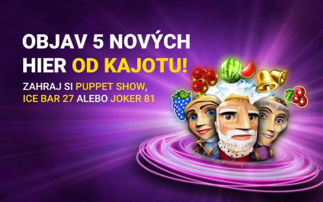 Objav 5 nových hier od Kajotu!