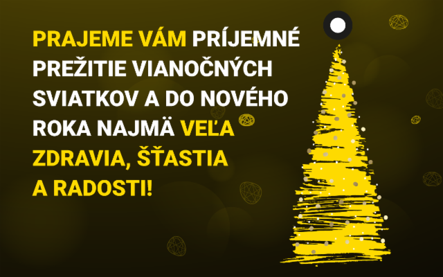Krásne Vianoce a šťastný nový rok!