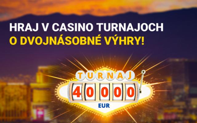 Dvojnásobné odmeny v Casino turnajoch!