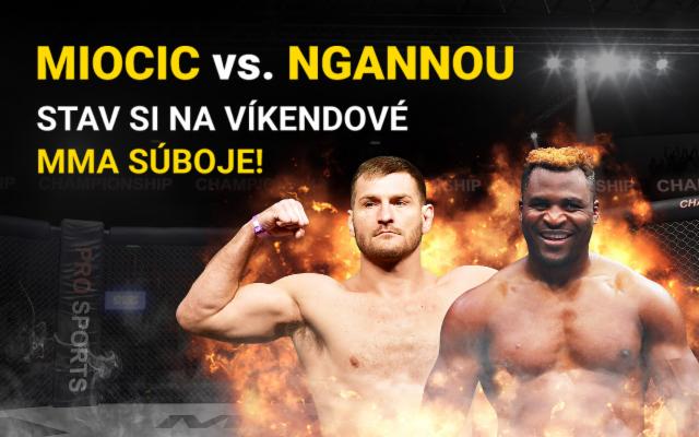 Zdolá Ďatelinka Vémolu a obháji Miocic svoj titul? Čekni kurzy a stav si!