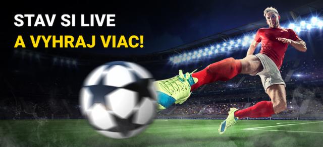 Stav si LIVE a vyhraj viac!