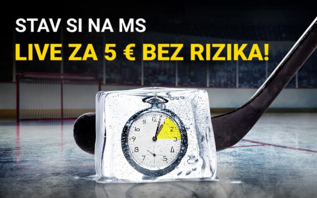 Stav si LIVE na MS v hokeji bez rizika!