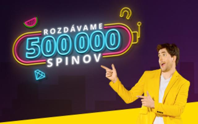 3.Kolo - Rozdávame 500 000 spinov!