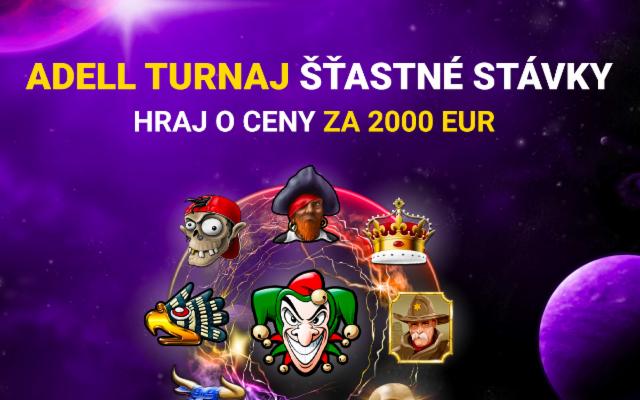 Hraj víkendové turnaje s Adell o 3 000 eur!