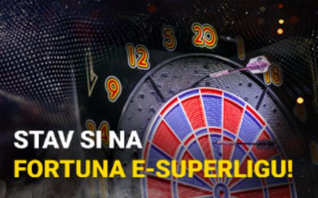 Stav si na ďalší turnaj šípkarskej Fortuna E-Superligy!