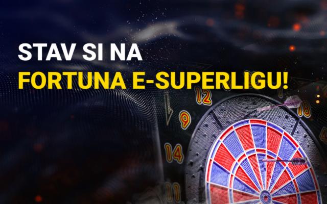 Stav si na vyvrcholenie šípkarskej Fortuna E-Superligy!