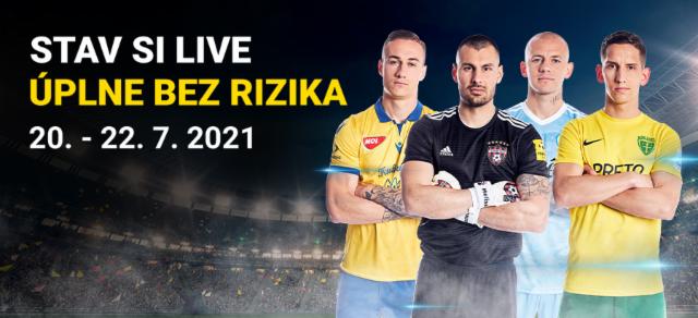 Stav si LIVE úplne bez rizika!