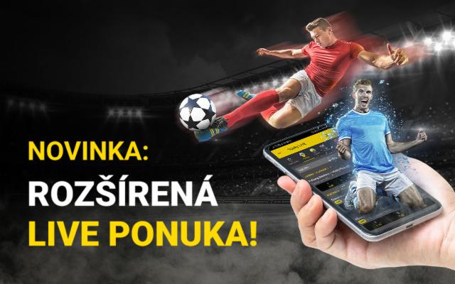 Využi rozšírenú LIVE ponuku!