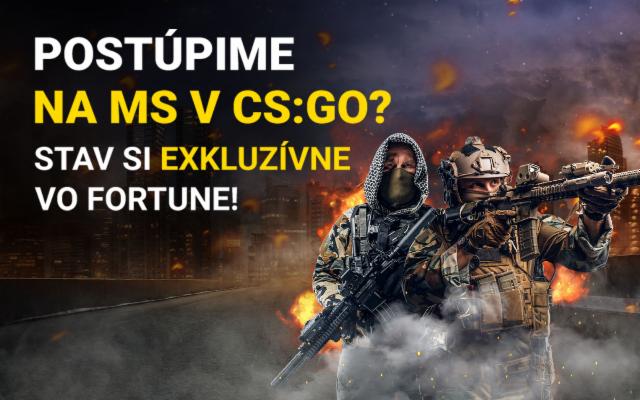 Slovenská CS:GO reprezentácia v boji o postup na MS! Stav si a fandi našim!