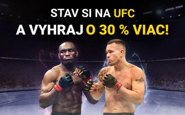 Stav si na strhujúce MMA súboje a vyhraj o 30 % viac!