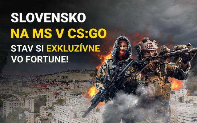 Slovenská CS:GO reprezentácia na majstrovstvách sveta! Stav si a fandi našim!