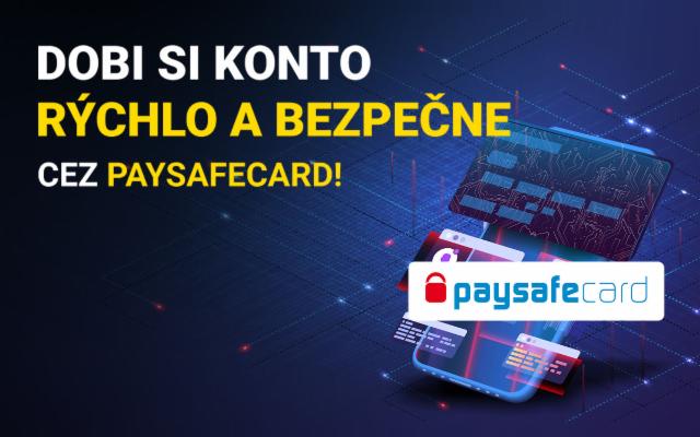 Spúšťame poplatok za využívanie platobnej metódy paysafecard!