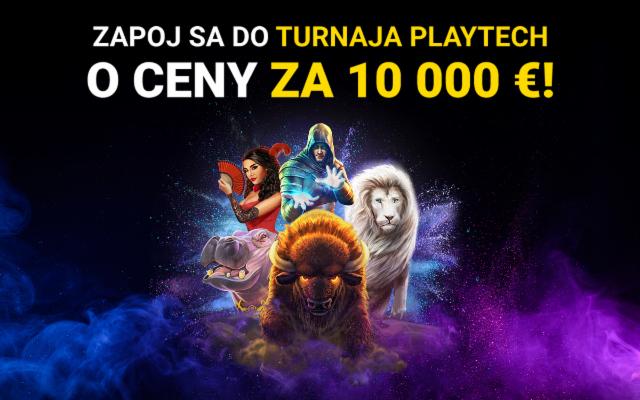 Stlač “play” na Playtech o 10-tisíc!