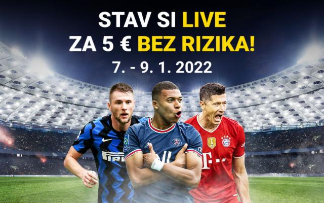 Stav si na&nbsp;top&nbsp;ligy LIVE úplne bez&nbsp;rizika!