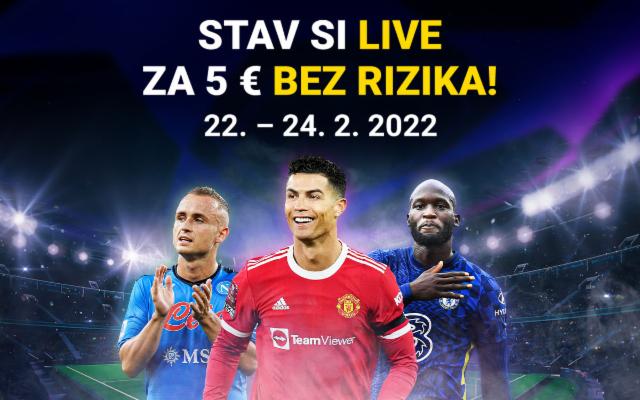 Stav si na európske futbalové poháre LIVE bez rizika!