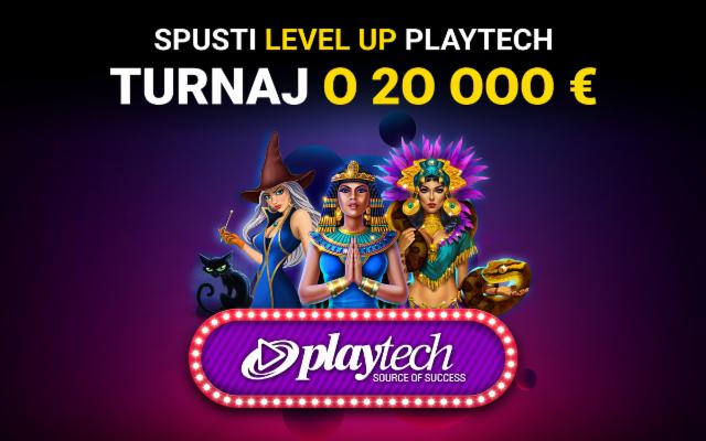 Level UP Playtech turnaj o 20 000 €