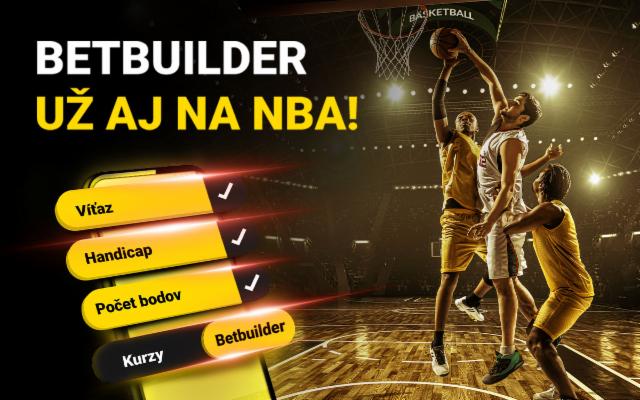 Stav si s BetBuilderom už aj na NBA!