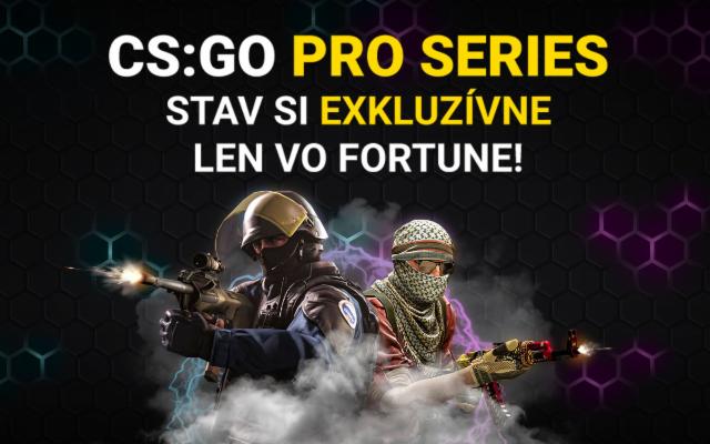 Stav si na najväčšiu CS:GO ligu exkluzívne len vo Fortune!