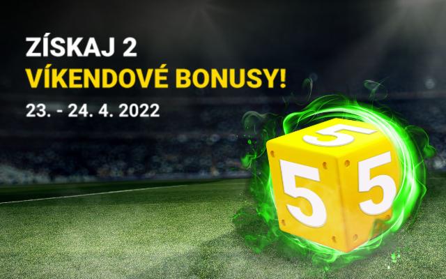 Získaj 2 skvelé bonusy počas víkendu!