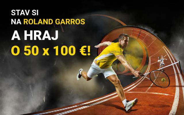 Vyžrebovali sme 50 výhercov súťaže k Roland Garros!