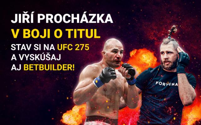 Vyskladaj si vlastnú BetBuilder stávku na súboje UFC 275!