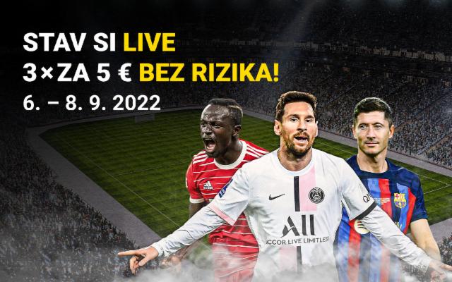 Stav si&nbsp;na&nbsp;úvodné zápasy v&nbsp;skupinách LIVE bez&nbsp;rizika!