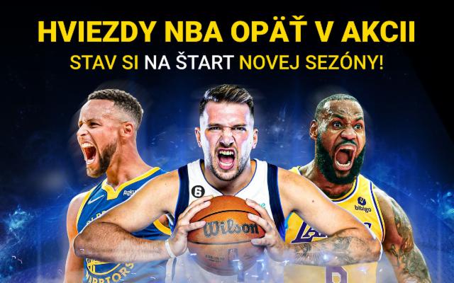 NBA je späť! Stav si na svojich favoritov v novej sezóne!