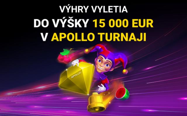 Zabav sa v Apollo turnaji a získaj poriadne odmeny