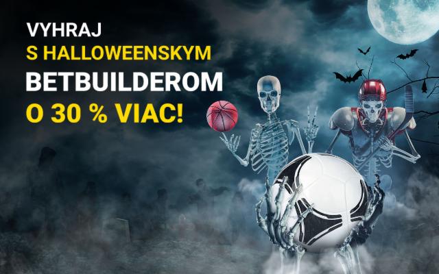 Vyhraj počas Halloweenu s Betbuilderom o 30 % viac!