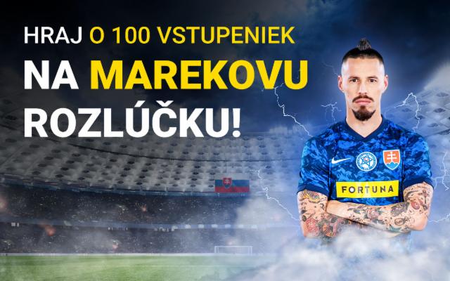 Poznáme výhercov vstupeniek na rozlúčku M. Hamšíka!