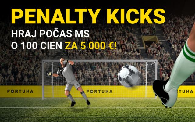 Vieme, kto sú najlepší penaltoví strelci v našej hre o 5 000 eur!