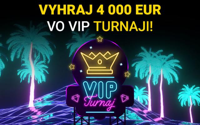 VIP hráčI si&nbsp;rozdelia 30&nbsp;000 EUR
