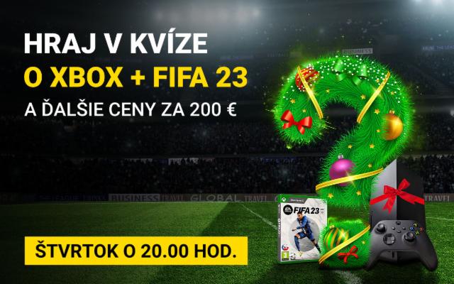 Zapoj sa do nášho kvízu a hraj o Xbox a hru FIFA 23!