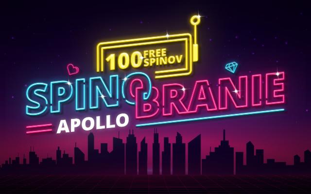 Roztoč hry Apollo a získaj 100 free spinov 