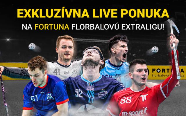 Stav&nbsp;si LIVE na&nbsp;Fortuna florbalovú extraligu!