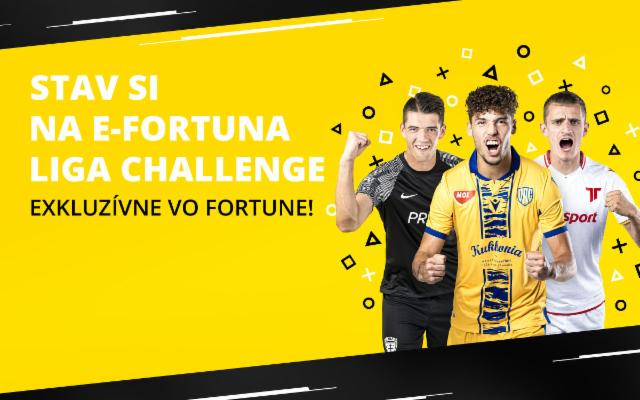 Ktorý fortunaligista bude najlepší v hre FIFA 23? Stav si na e-Fortuna liga Challenge!