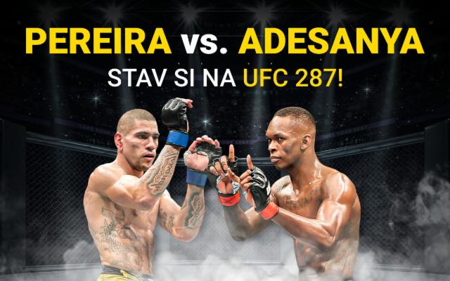 Stav si na súboje UFC 287 a sleduj naživo na Fortuna TV!