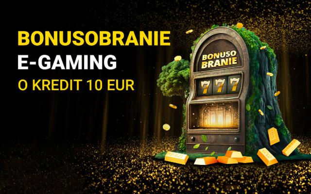 Roztoč to s hrami E-Gaming a získaj každý deň kredit až 10 eur 