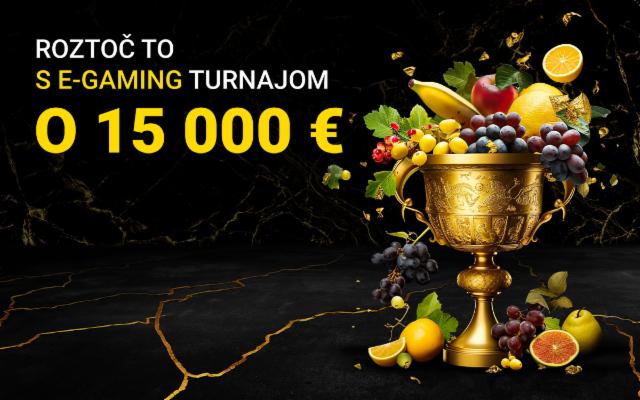 Zabav sa s E-Gaming turnajom o 15 000 eur!