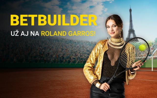 Stav si s Betbuilderom už aj na zápasy Roland Garros!