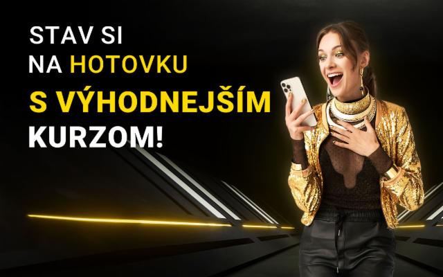 HOTOVKY – Stav si na špeciálnu stávku s výhodnejším kurzom!