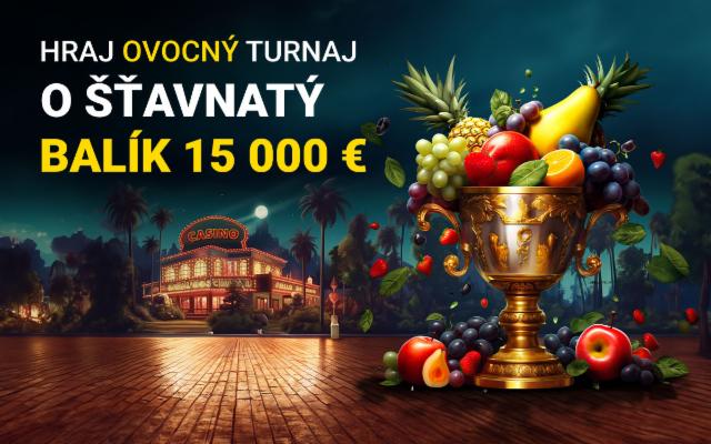 V Ovocnom turnaji rozdávame 1 000 cien v hodnote 15 000 eur!